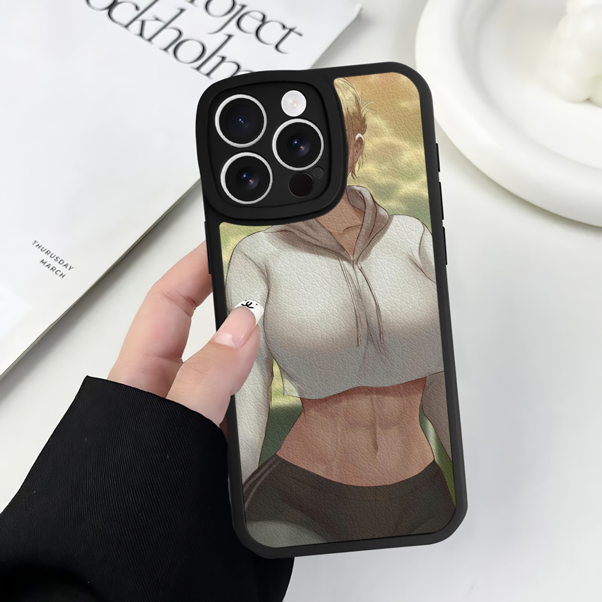 （画像用） 進撃の巨人 Attack on Titan 【iPhone 16シリーズ対応】シリコンスマホケース（レザー調） 材質：シリコン